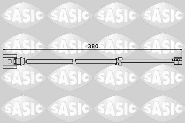 Sasic 6236039 - Contact d'avertissement, usure des plaquettes de frein cwaw.fr