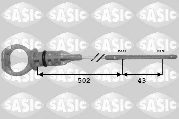 Sasic 1940019 - Jauge de niveau d'huile cwaw.fr