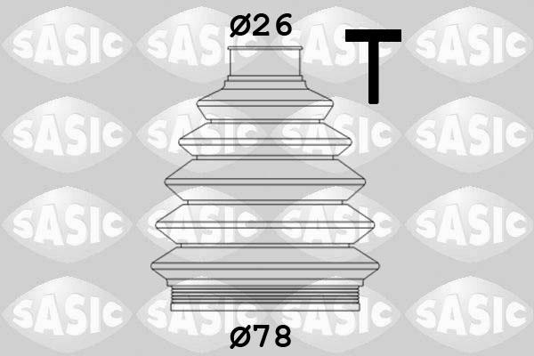 Sasic 1906021 - Joint-soufflet, arbre de commande cwaw.fr