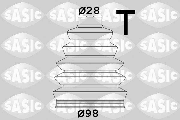 Sasic 1906028 - Joint-soufflet, arbre de commande cwaw.fr