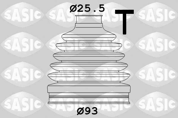 Sasic 1906155 - Joint-soufflet, arbre de commande cwaw.fr