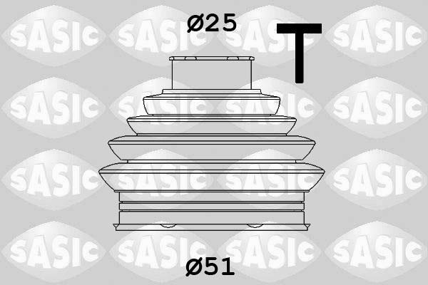 Sasic 1906103 - Joint-soufflet, arbre de commande cwaw.fr