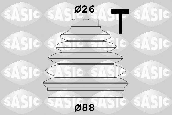 Sasic 1906119 - Joint-soufflet, arbre de commande cwaw.fr