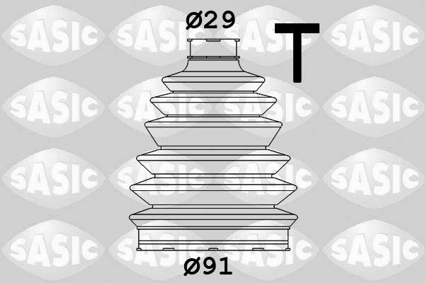 Sasic 1900007 - Joint-soufflet, arbre de commande cwaw.fr