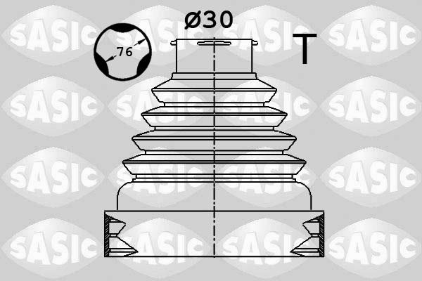 Sasic 1900038 - Joint-soufflet, arbre de commande cwaw.fr