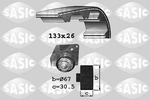 Sasic 1754025 - Kit de distribution cwaw.fr