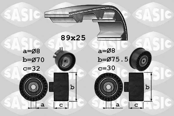 Sasic 1754023 - Kit de distribution cwaw.fr