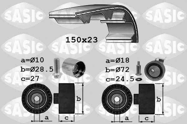 Sasic 1756054 - Kit de distribution cwaw.fr