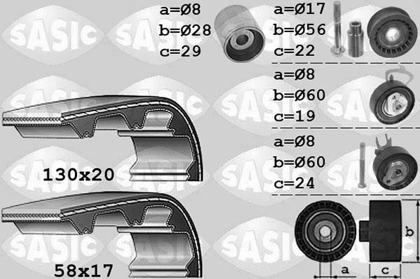 Sasic 1756051 - Kit de distribution cwaw.fr