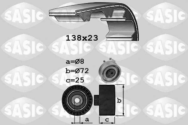 Sasic 1756060 - Kit de distribution cwaw.fr