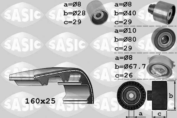 Sasic 1756068 - Kit de distribution cwaw.fr