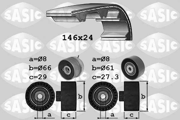 Sasic 1756083 - Kit de distribution cwaw.fr