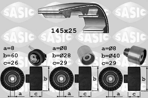 Sasic 1756087 - Kit de distribution cwaw.fr