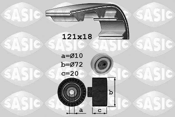 Sasic 1756039 - Kit de distribution cwaw.fr