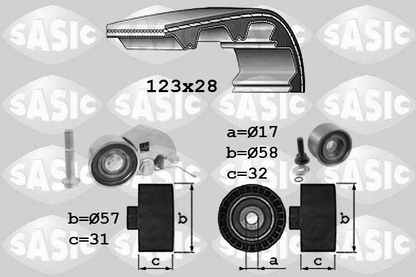 Sasic 1756030 - Kit de distribution cwaw.fr