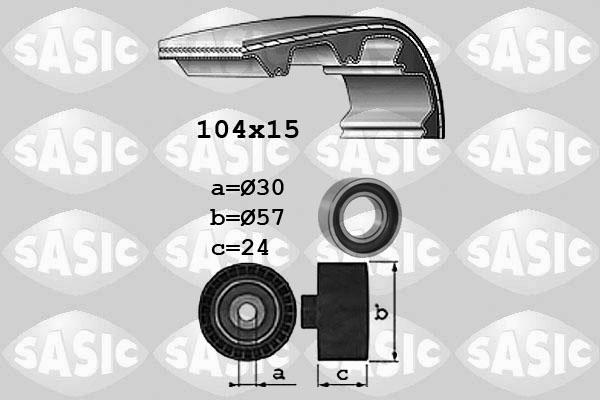 Sasic 1756032 - Kit de distribution cwaw.fr