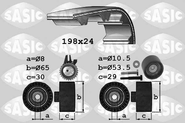 Sasic 1756025 - Kit de distribution cwaw.fr