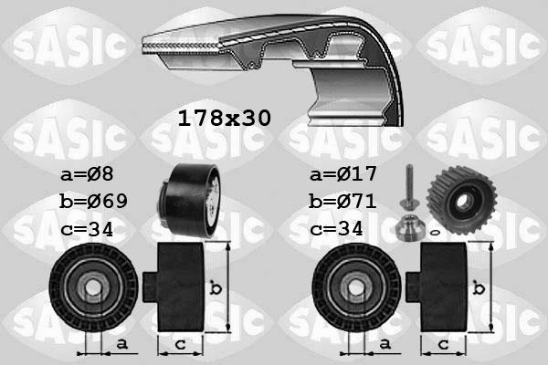 Sasic 1756022 - Kit de distribution cwaw.fr