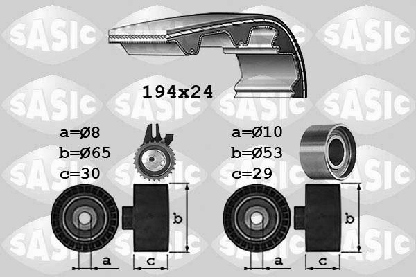 Sasic 1756027 - Kit de distribution cwaw.fr