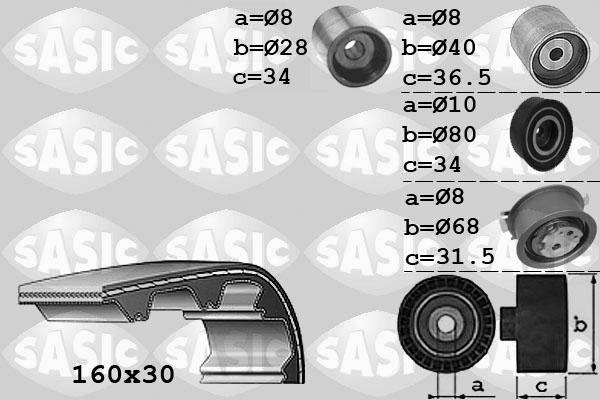 Sasic 1756070 - Kit de distribution cwaw.fr