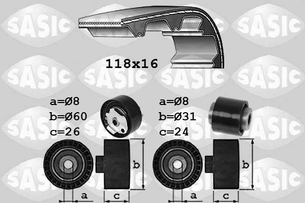 Sasic 1750045 - Kit de distribution cwaw.fr