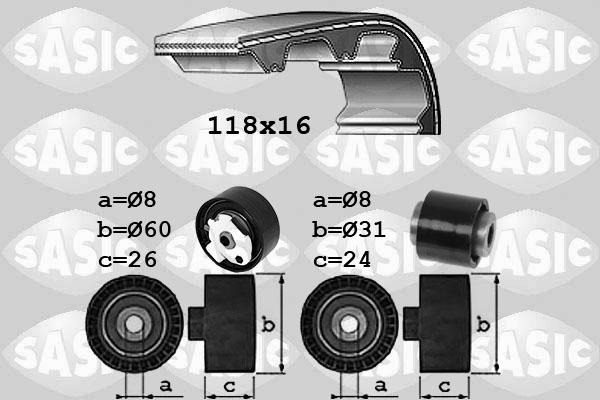 Sasic 1750046 - Kit de distribution cwaw.fr