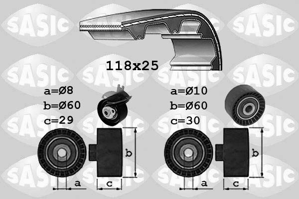 Sasic 1750041 - Kit de distribution cwaw.fr