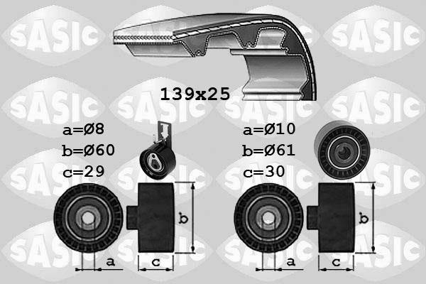 Sasic 1750042 - Kit de distribution cwaw.fr