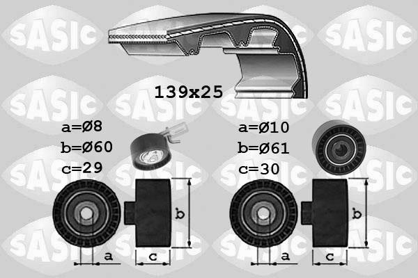 Sasic 1750038 - Kit de distribution cwaw.fr