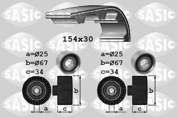 Sasic 1750037 - Kit de distribution cwaw.fr