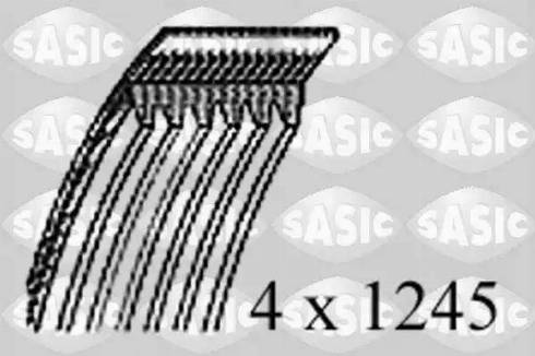 Sasic 1770025 - Courroie trapézoïdale à nervures cwaw.fr