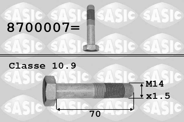 Sasic 8700007 - Vis de poulie cwaw.fr