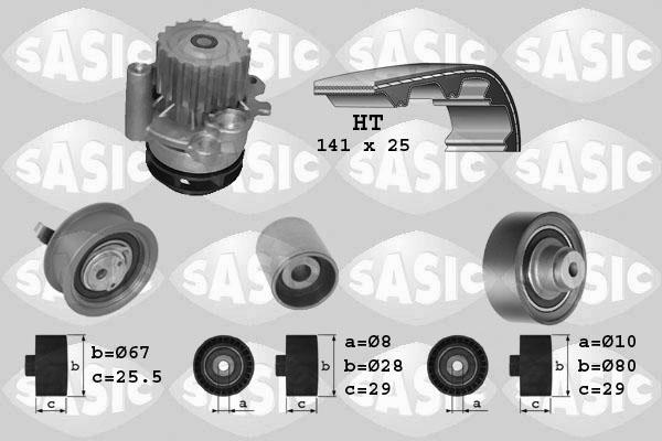 Sasic 3906001 - Pompe à eau + kit de courroie de distribution cwaw.fr