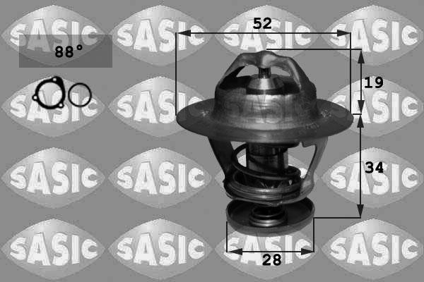 Sasic 3306143 - Thermostat d'eau cwaw.fr