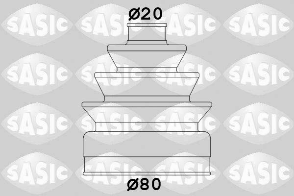 Sasic 2933833 - Joint-soufflet, arbre de commande cwaw.fr