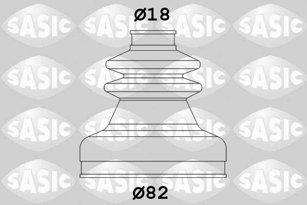 Sasic 2873713 - Joint-soufflet, arbre de commande cwaw.fr