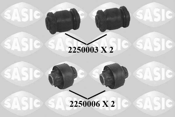 Sasic 7960002 - Kit de réparation, bras triangulaire cwaw.fr