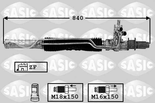 Sasic 7006075 - Crémaillière de direction cwaw.fr