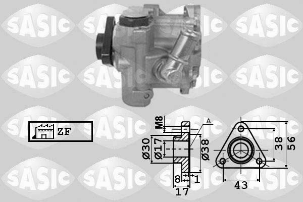 Sasic 7076048 - Pompe hydraulique, direction cwaw.fr