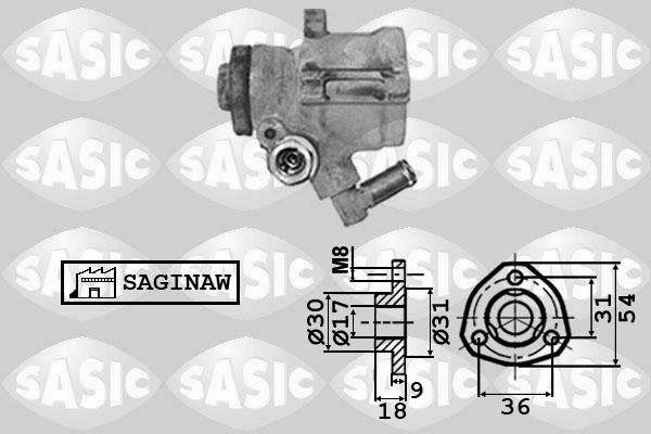 Sasic 7076008 - Pompe hydraulique, direction cwaw.fr