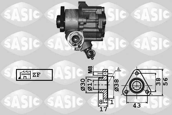 Sasic 7076002 - Pompe hydraulique, direction cwaw.fr