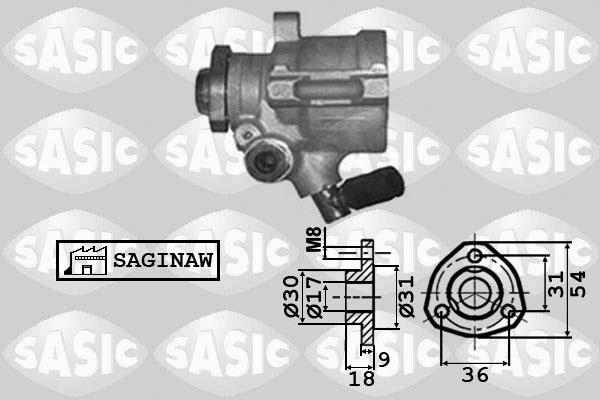 Sasic 7076039 - Pompe hydraulique, direction cwaw.fr