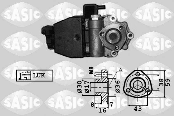 Sasic 7076032 - Pompe hydraulique, direction cwaw.fr