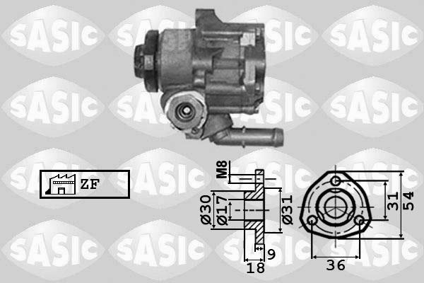 Sasic 7076024 - Pompe hydraulique, direction cwaw.fr