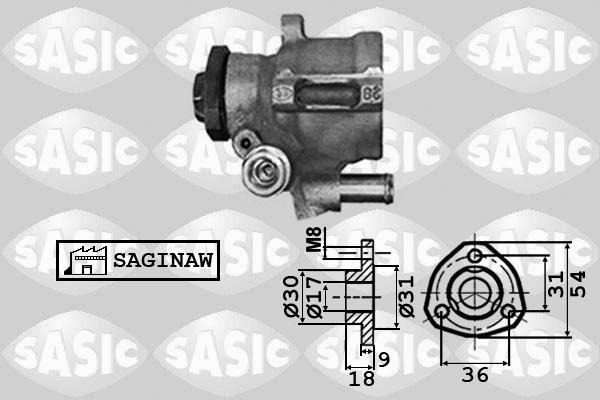 Sasic 7076021 - Pompe hydraulique, direction cwaw.fr