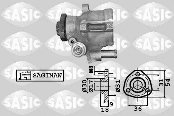 Sasic 7076028 - Pompe hydraulique, direction cwaw.fr