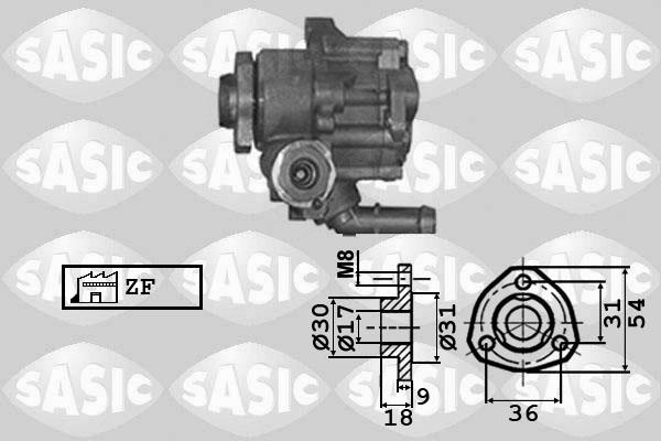 Sasic 7076023 - Pompe hydraulique, direction cwaw.fr