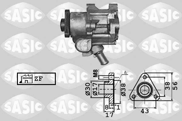 Sasic 7076022 - Pompe hydraulique, direction cwaw.fr