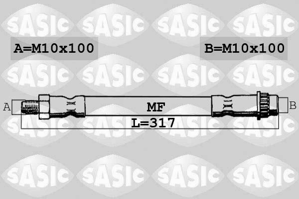 Sasic SBH4094 - Flexible de frein cwaw.fr