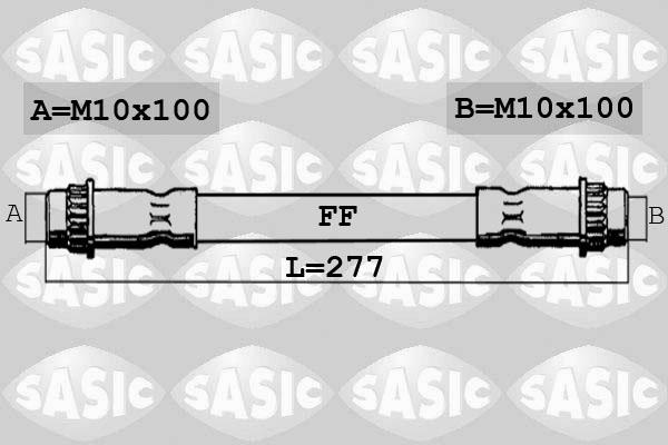 Sasic SBH4078 - Flexible de frein cwaw.fr